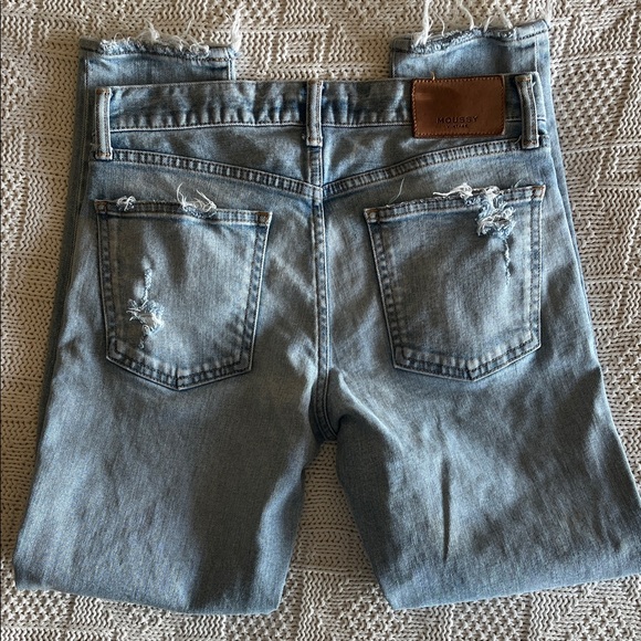 Moussy Vintage Skinny Light Blue Jeans Sz 26 - Picture 15 of 16